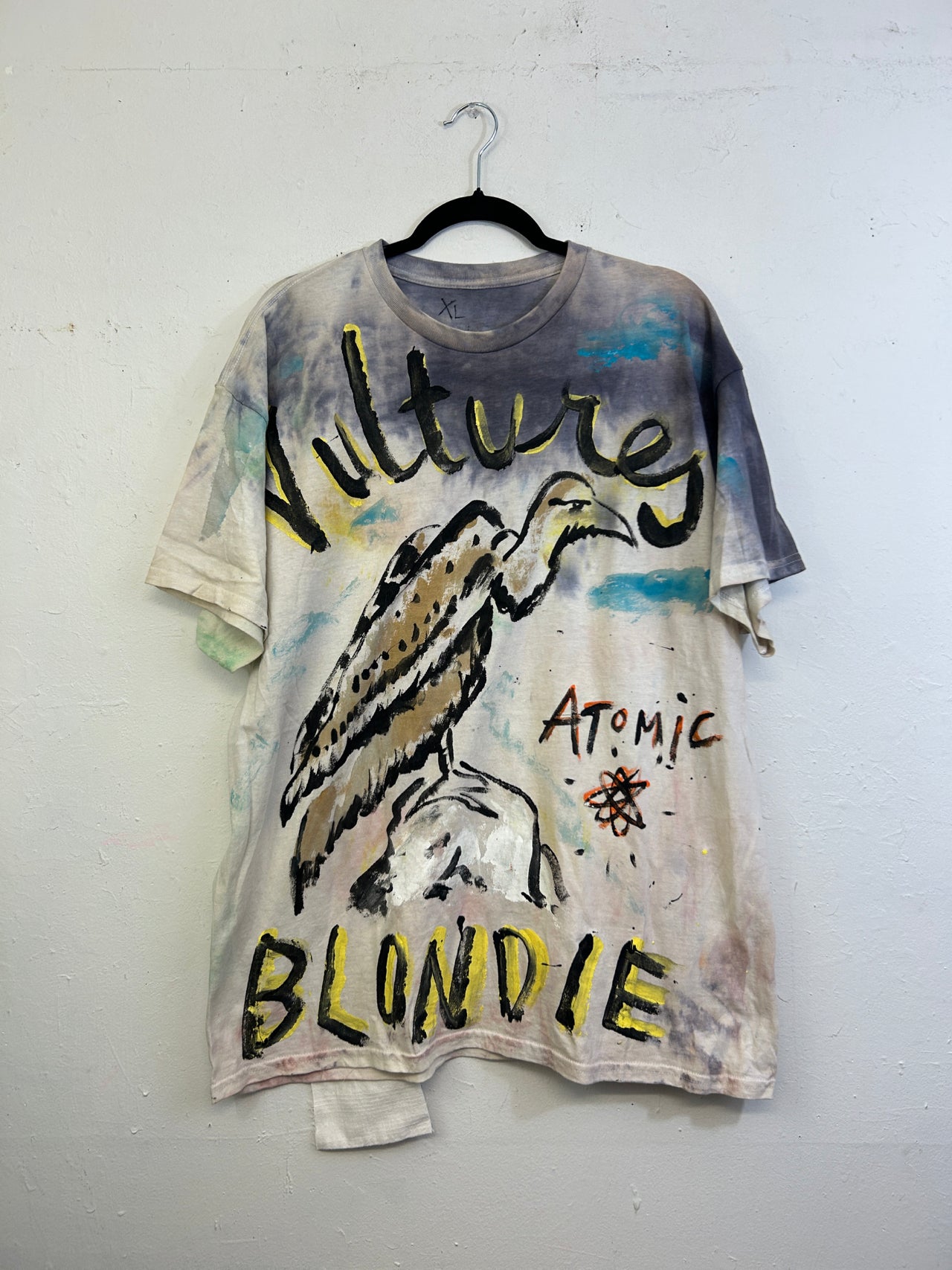 Vultures Atomic Blondie T-Shirt Hand-Painted by Scooter La Forge