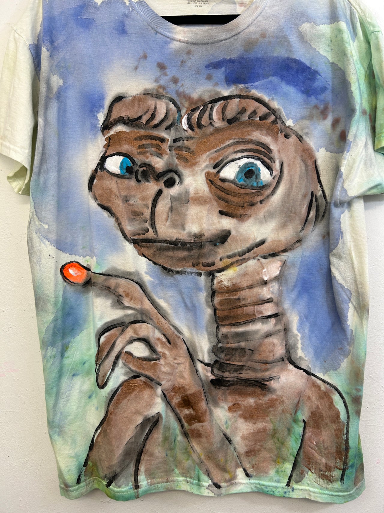 E.T. the Extra-Terrestrial T-Shirt #1 Hand-Painted by Scooter La Forge