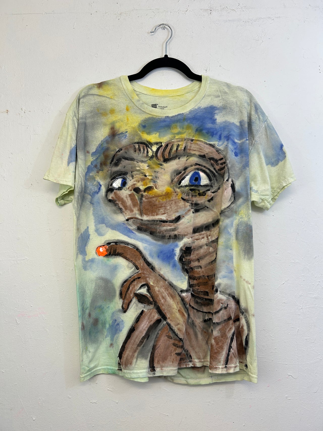 E.T. the Extra-Terrestrial T-Shirt #2 Hand-Painted by Scooter La Forge