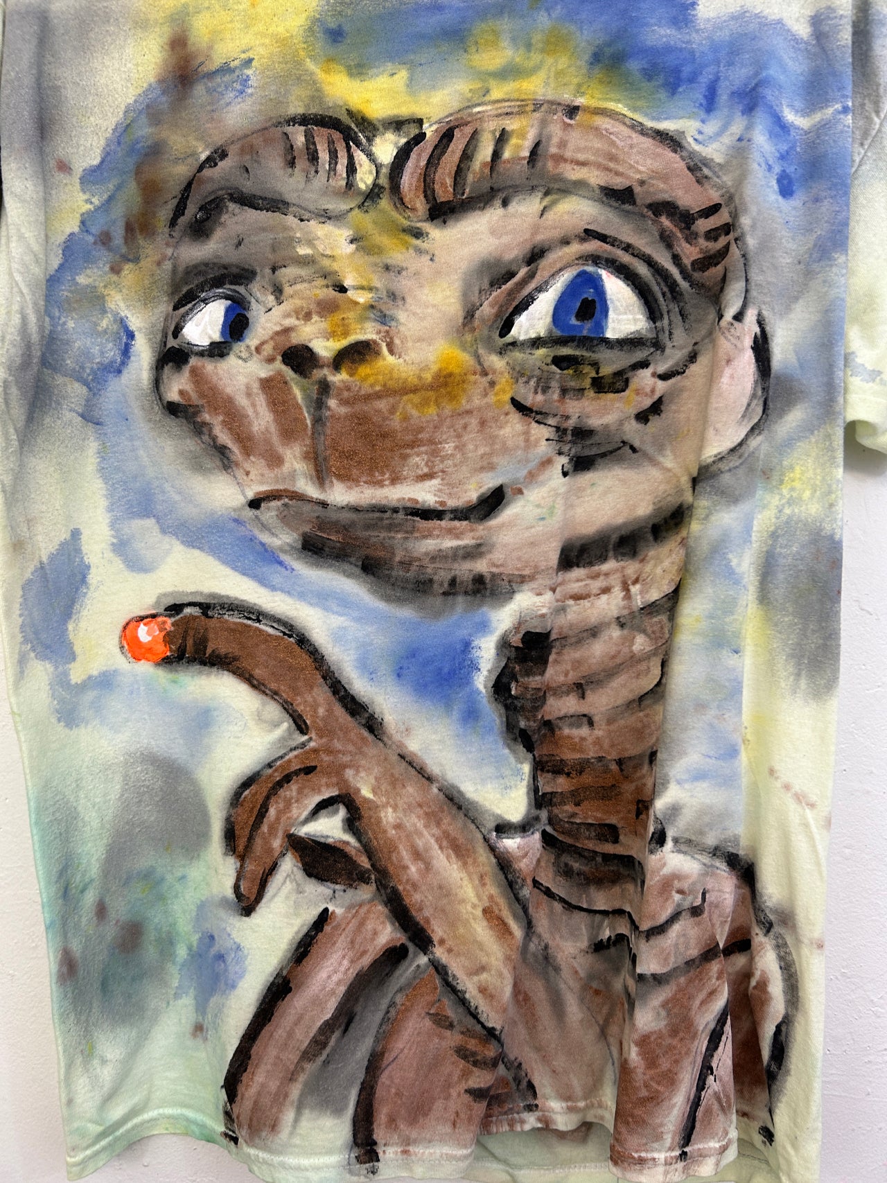 E.T. the Extra-Terrestrial T-Shirt #2 Hand-Painted by Scooter La Forge