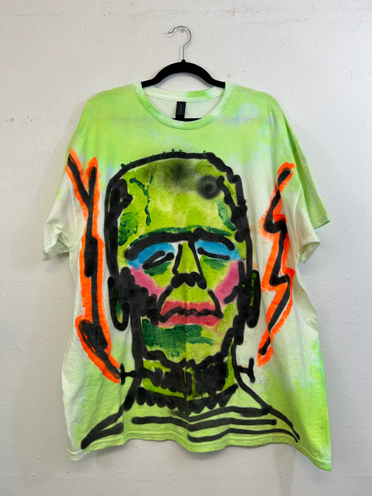 Frankenstein T-Shirt #1 Hand-Painted by Scooter La Forge
