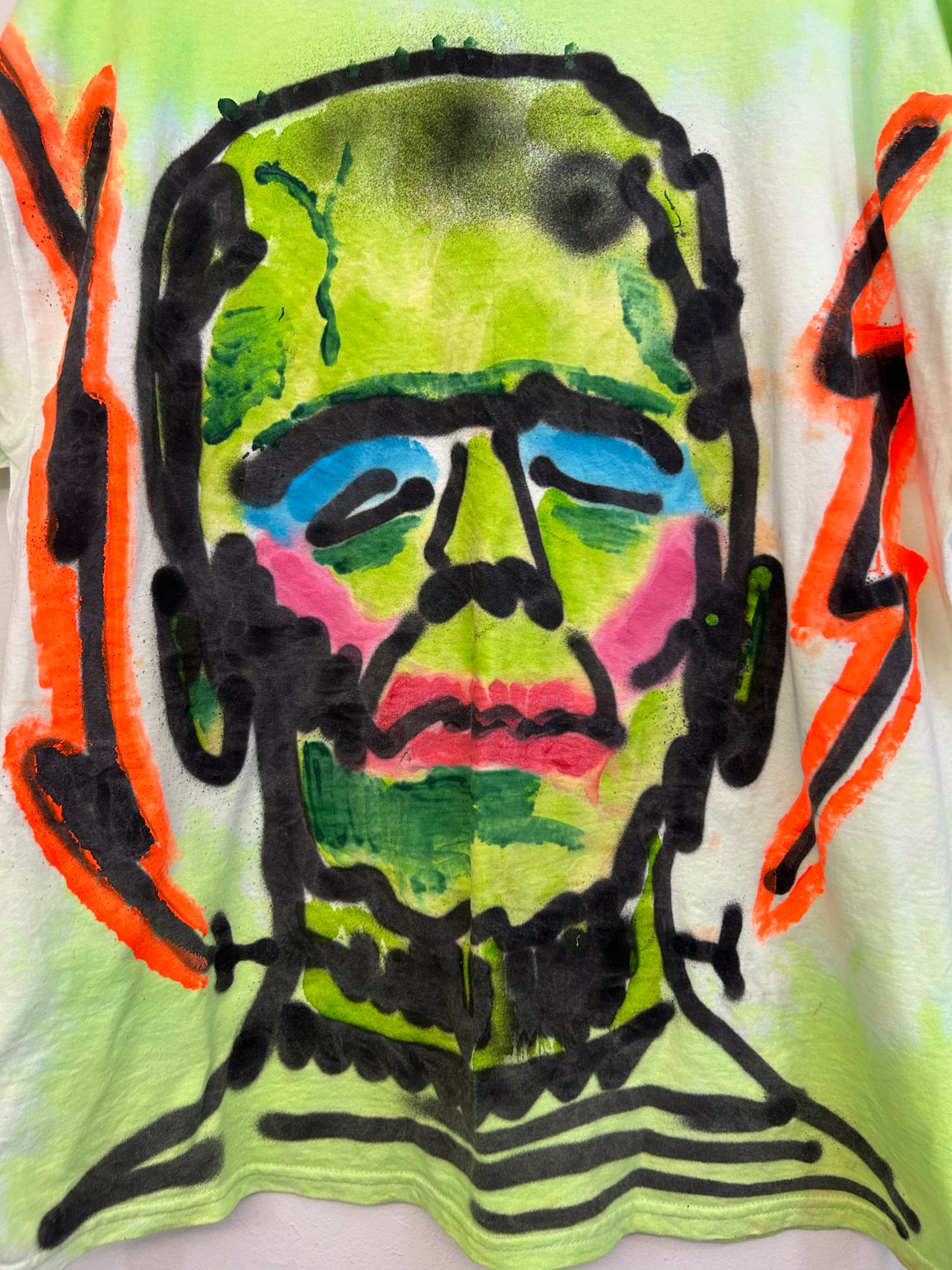 Frankenstein T-Shirt #1 Hand-Painted by Scooter La Forge