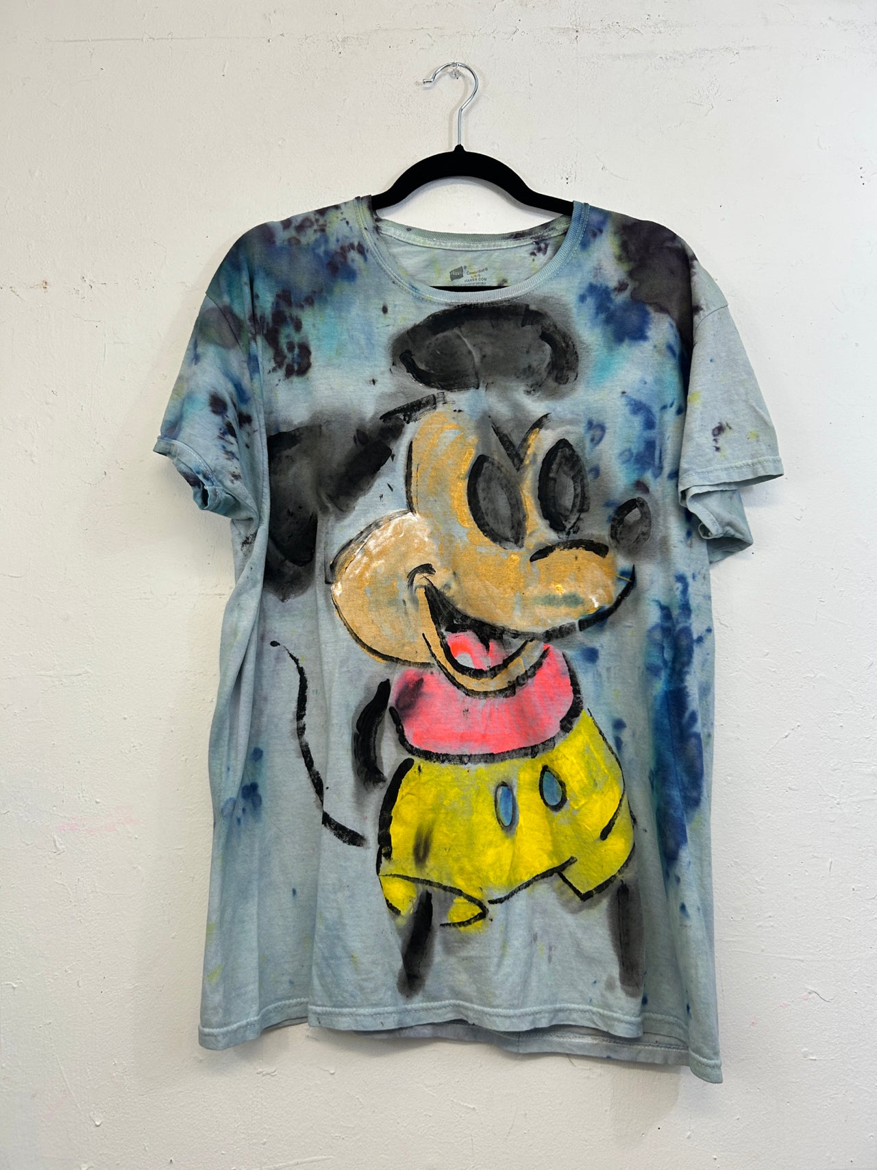 Mickey Mouse T-Shirt #1 Hand-Painted by Scooter La Forge
