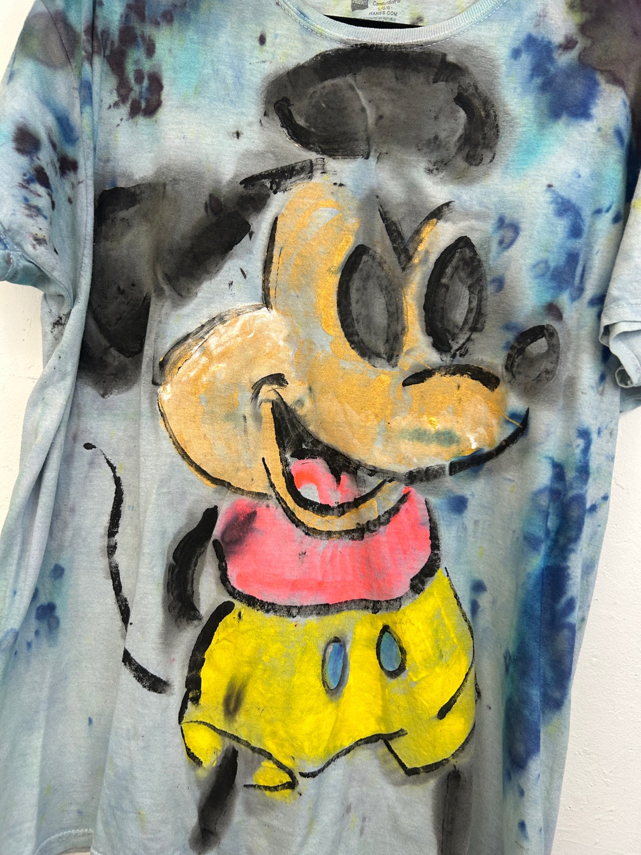 Mickey Mouse T-Shirt #1 Hand-Painted by Scooter La Forge