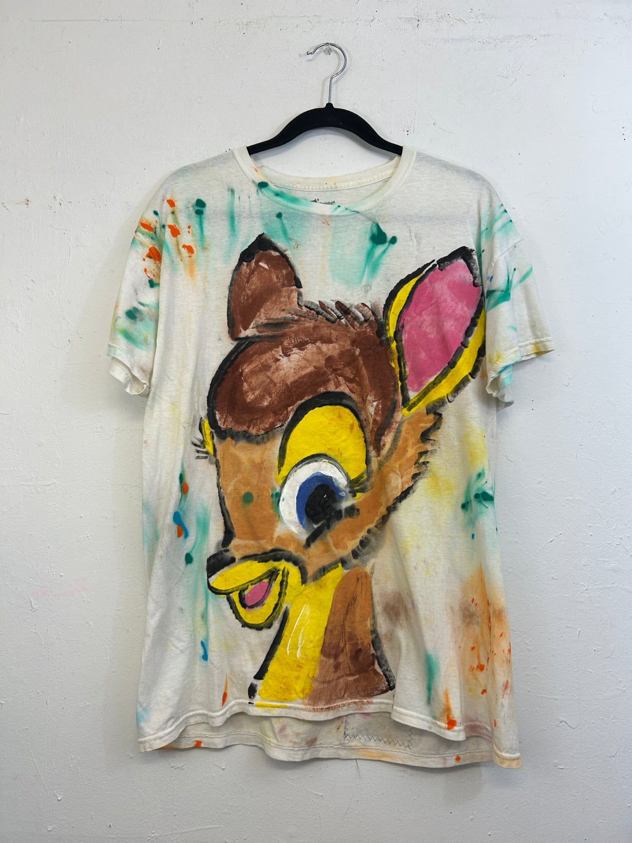 Bambi T-Shirt #1 Hand-Painted by Scooter La Forge
