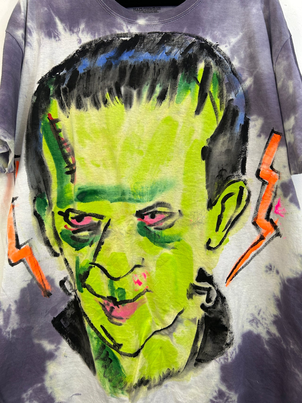 Frankenstein T-Shirt #2 Hand-Painted by Scooter La Forge