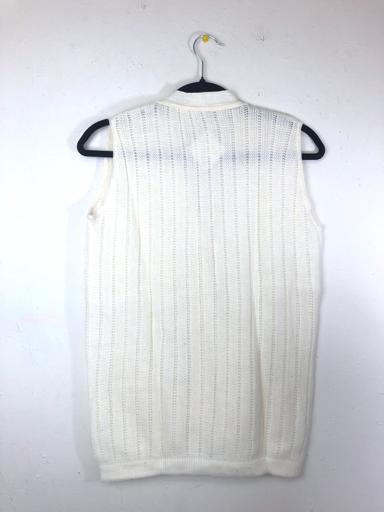 Scotch English Sweater Vest - White