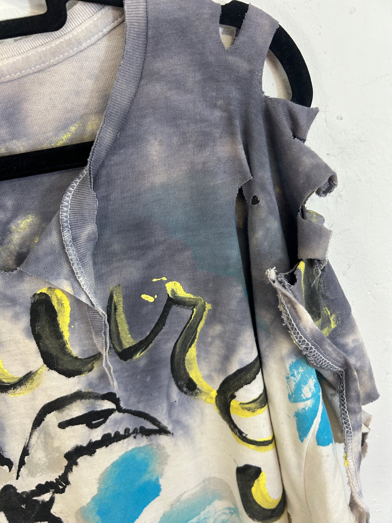 Vultures / Debbie Harry T-Shirt Hand-Painted / Hand-Distressed by Scooter La Forge