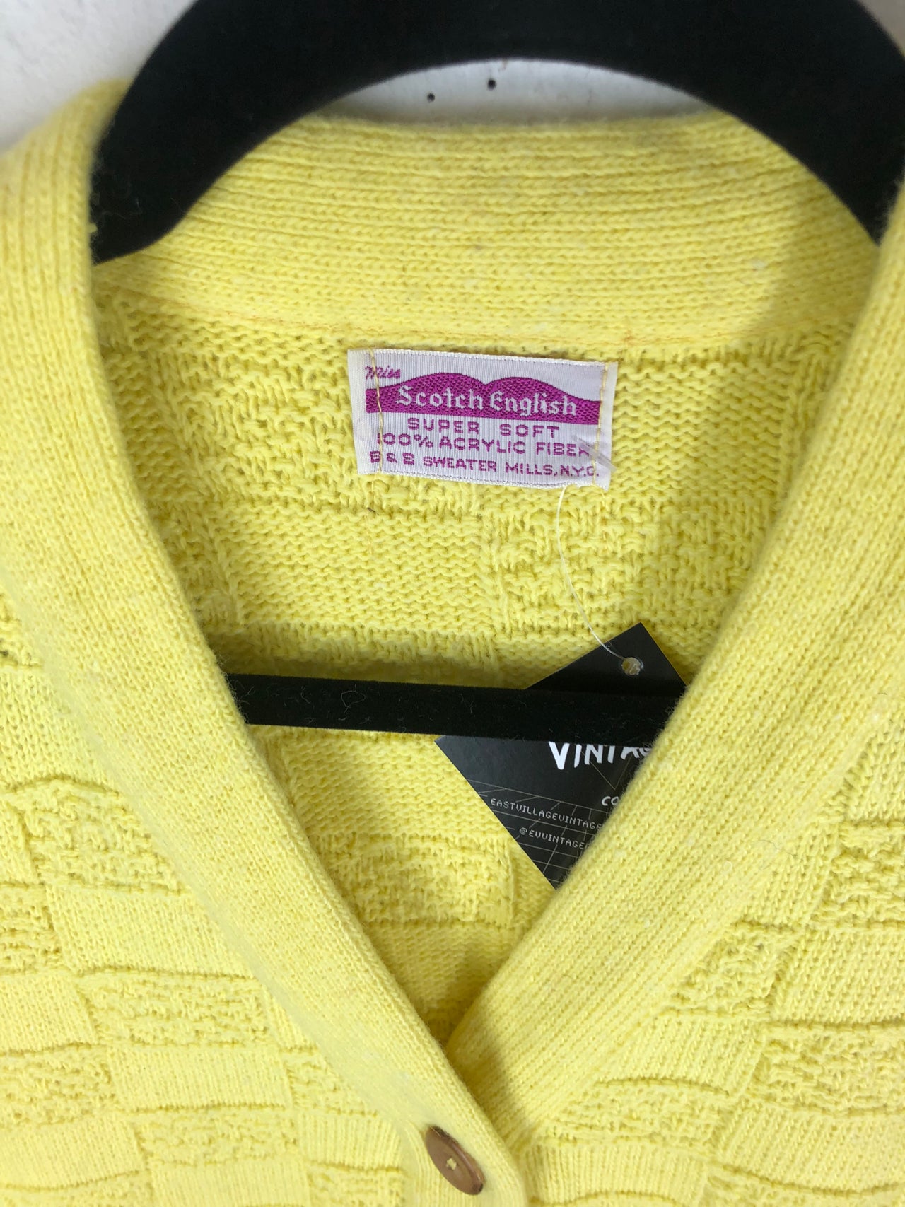 Scotch English Sweater Vest - Yellow