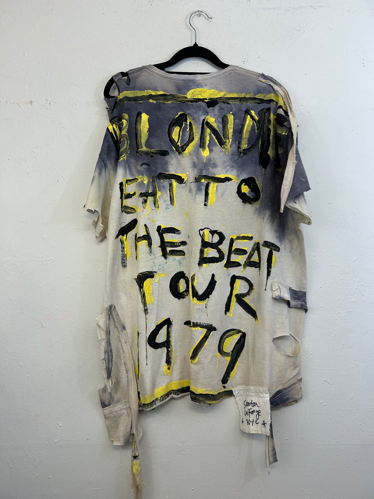 Vultures / Debbie Harry T-Shirt Hand-Painted / Hand-Distressed by Scooter La Forge