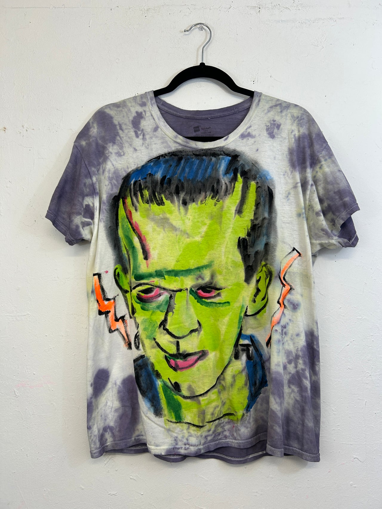 Frankenstein T-Shirt #3 Hand-Painted by Scooter La Forge