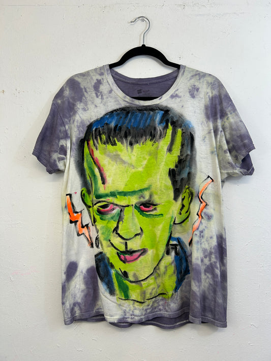 Frankenstein T-Shirt #3 Hand-Painted by Scooter La Forge
