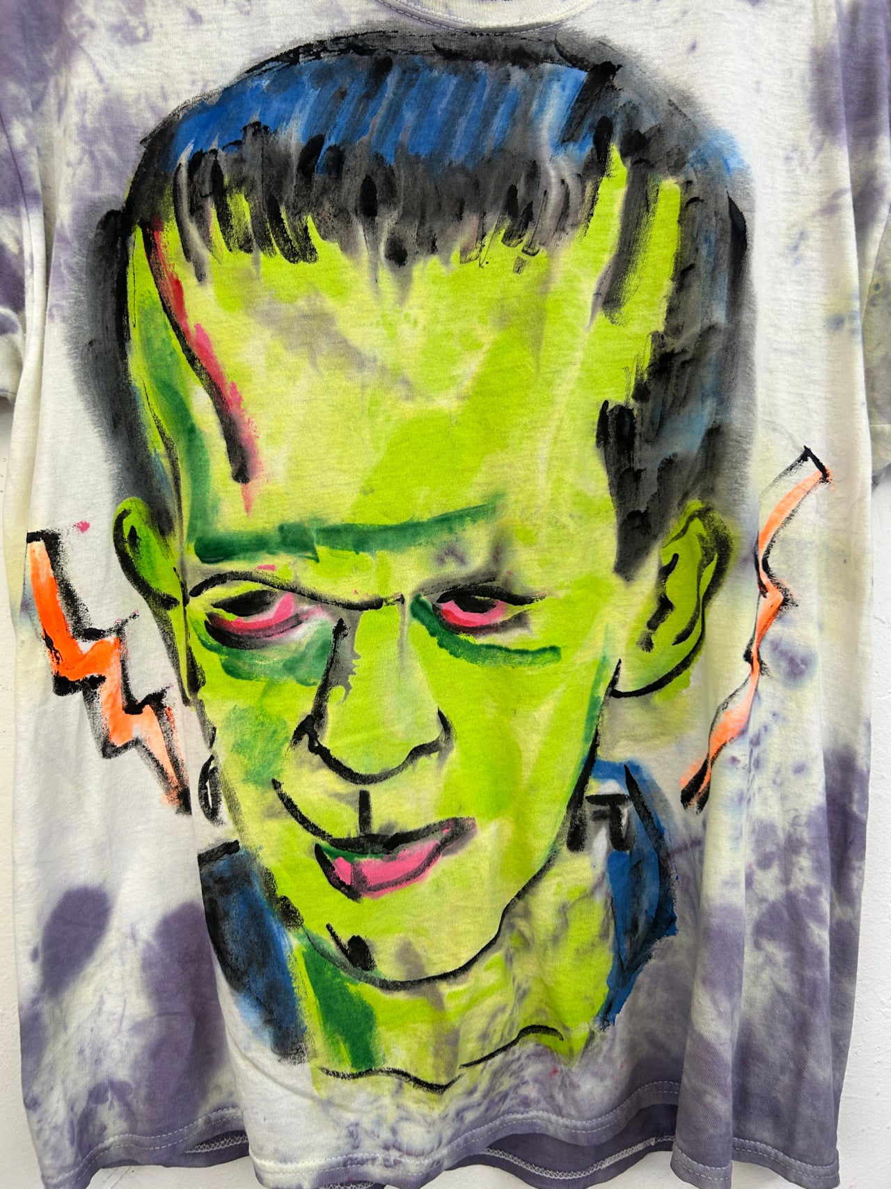 Frankenstein T-Shirt #3 Hand-Painted by Scooter La Forge