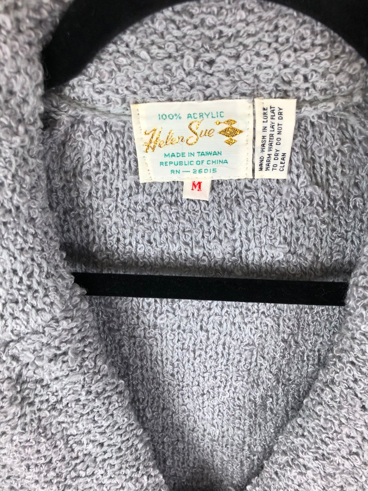 Helen Sue Cardigan Sweater - Grey (Deadstock)