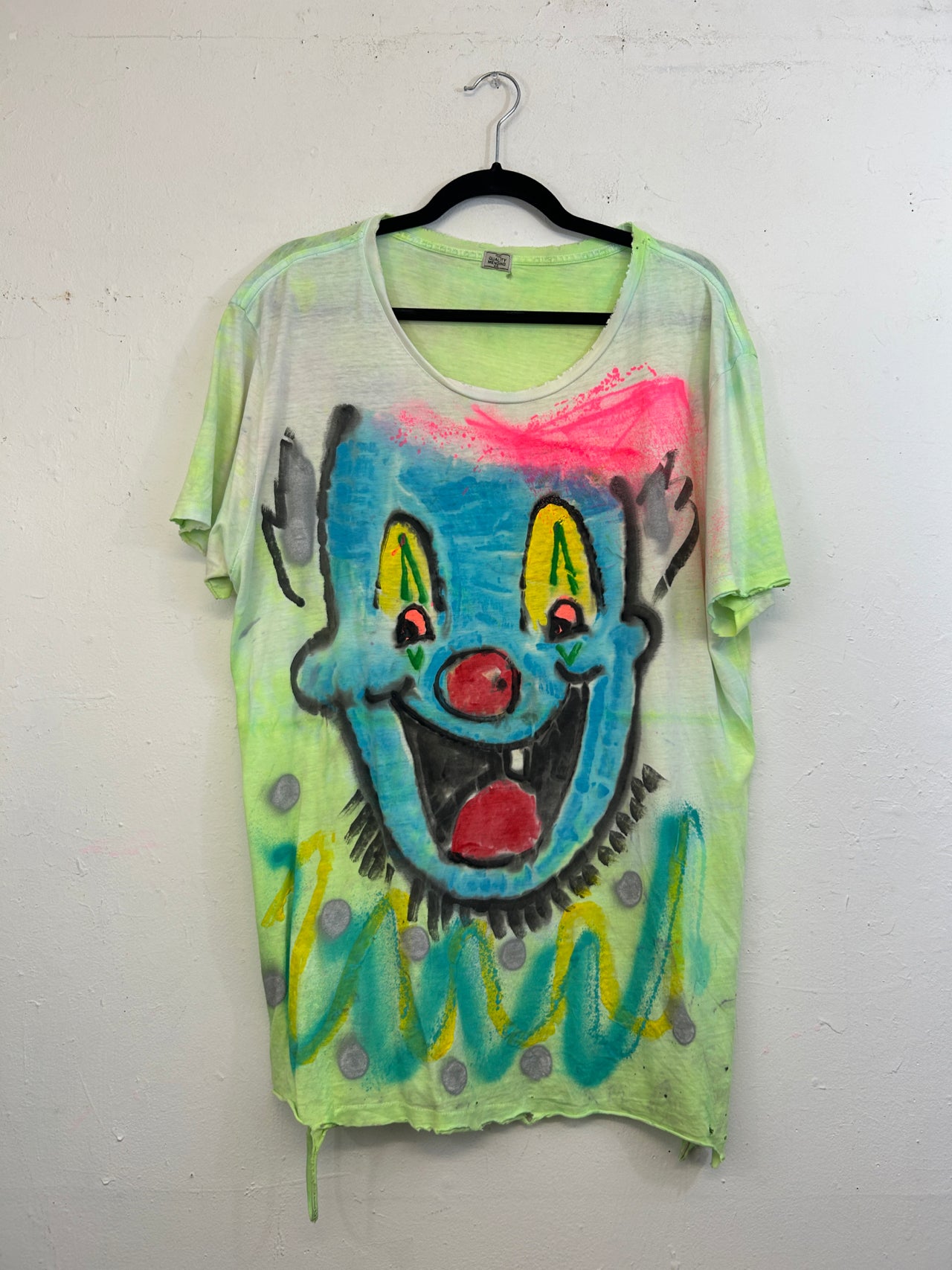 Clown T-Shirt #3 Hand-Painted by Scooter La Forge