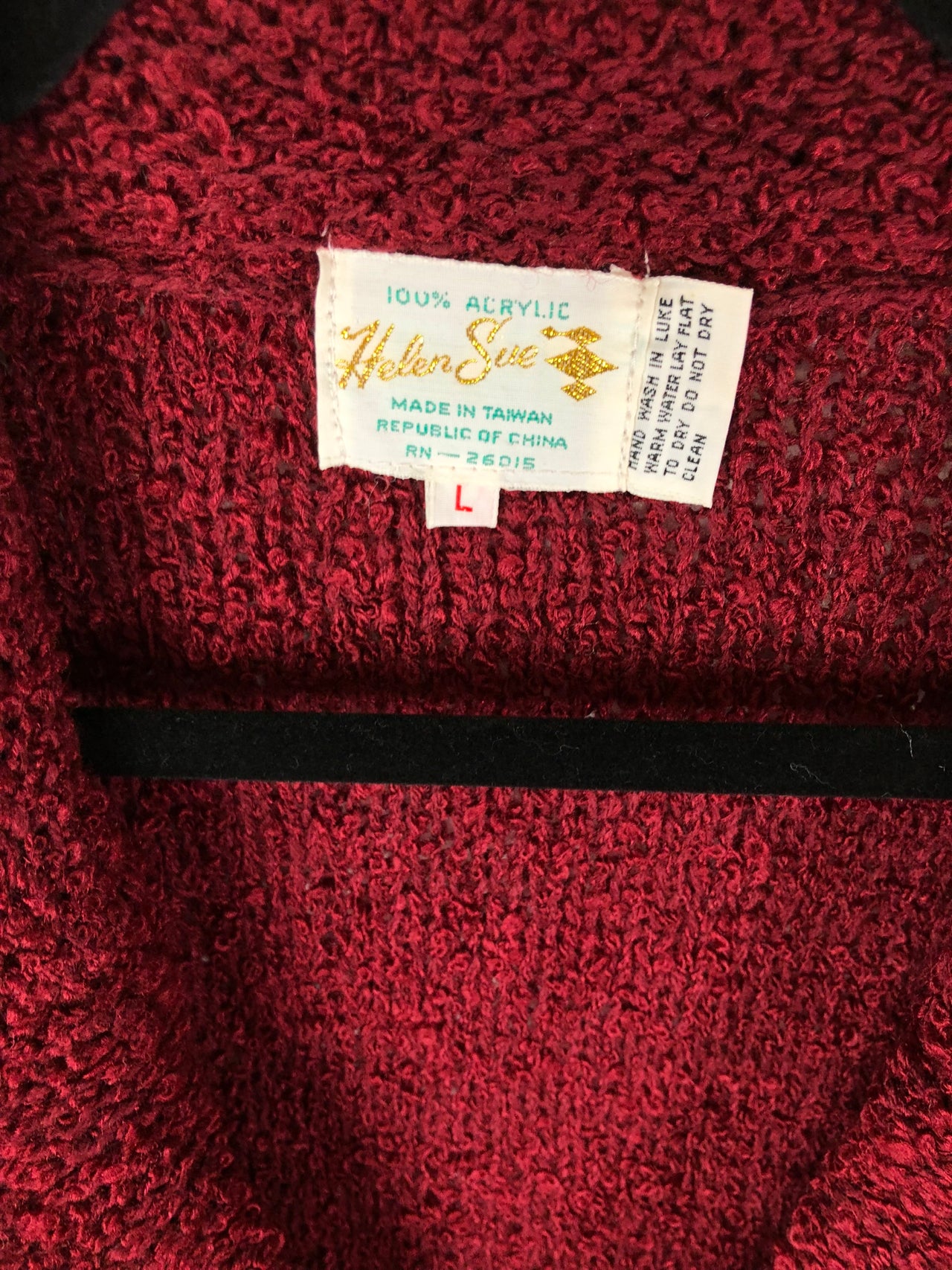 Helen Sue Cardigan Sweater - Fuschia (Deadstock)