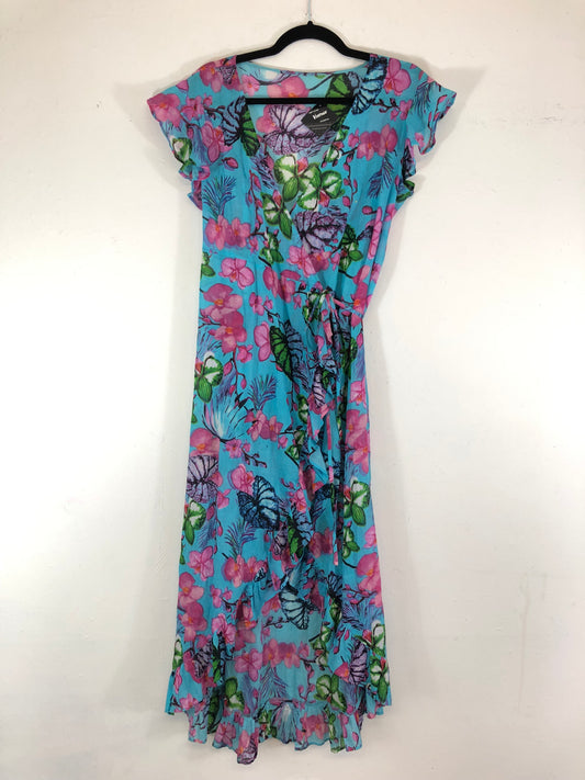 Ruffled Wrap Dress