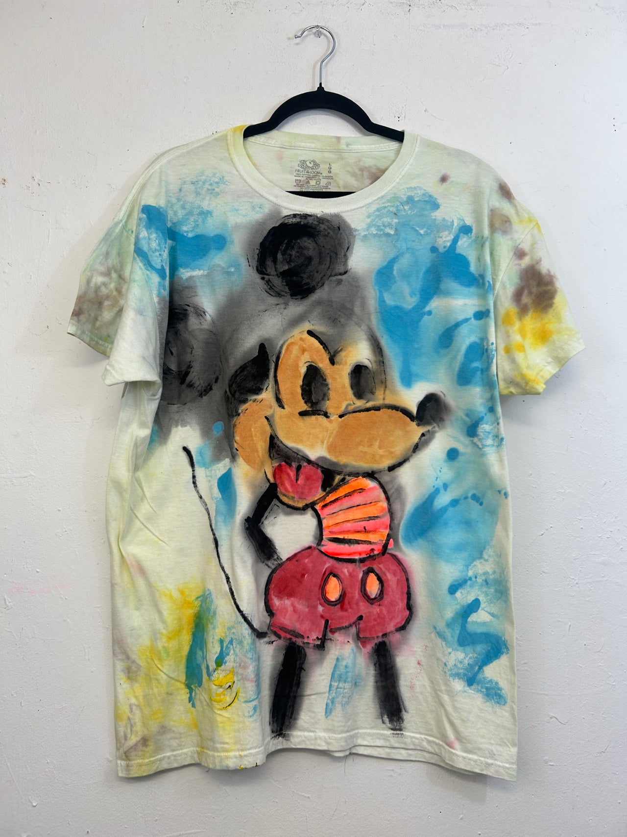 Mickey Mouse T-Shirt #2 Hand-Painted by Scooter La Forge