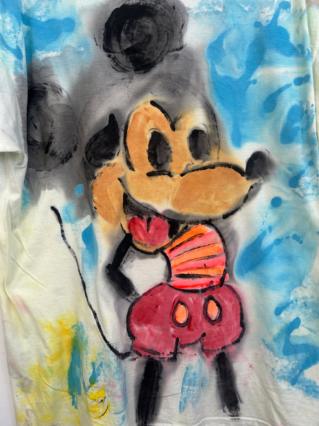 Mickey Mouse T-Shirt #2 Hand-Painted by Scooter La Forge