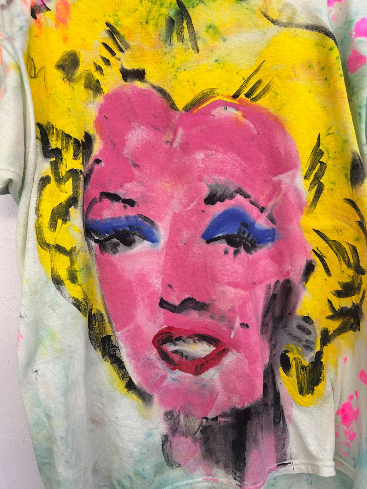 Marilyn T-Shirt #3 Hand-Painted by Scooter La Forge