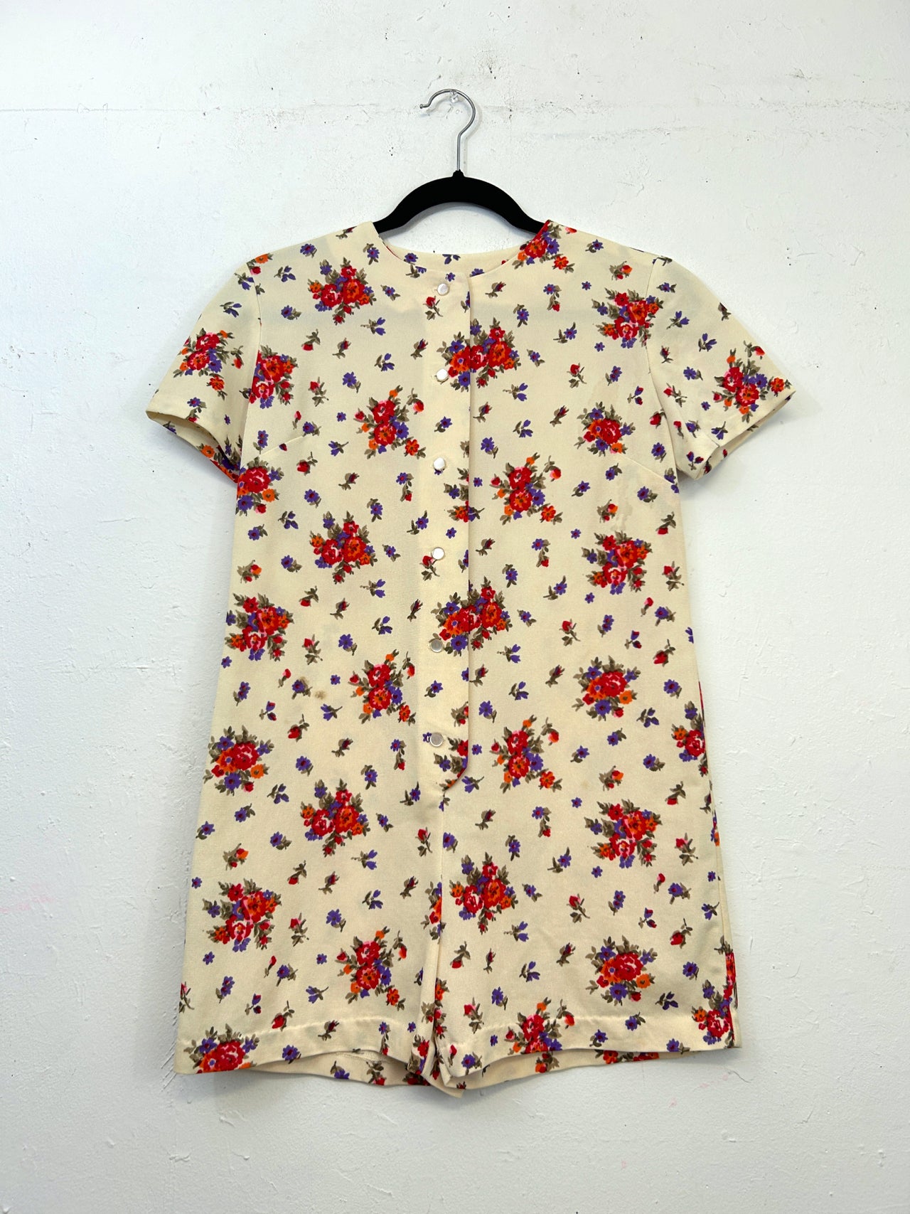 Floral 70s Romper