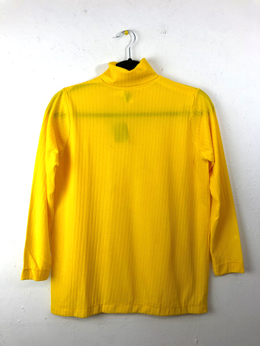 Helen Sue Ribbed Turtleneck - Yellow (Deadstock)