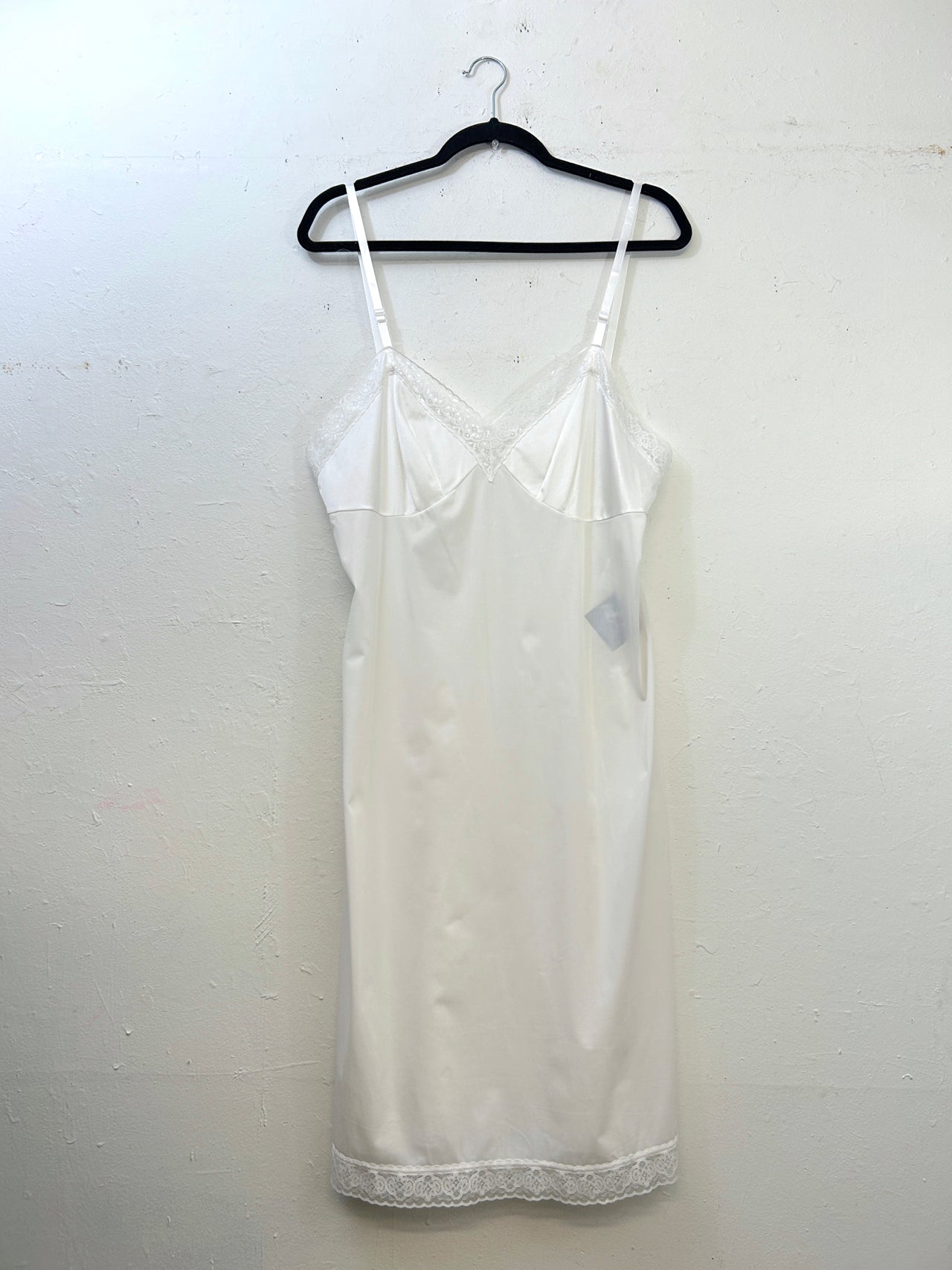 Vanity Fair White Slip Dress