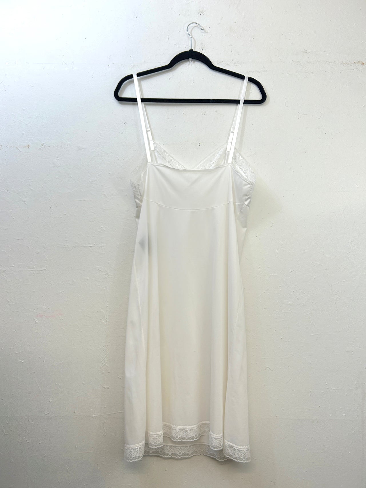 Vanity Fair White Slip Dress