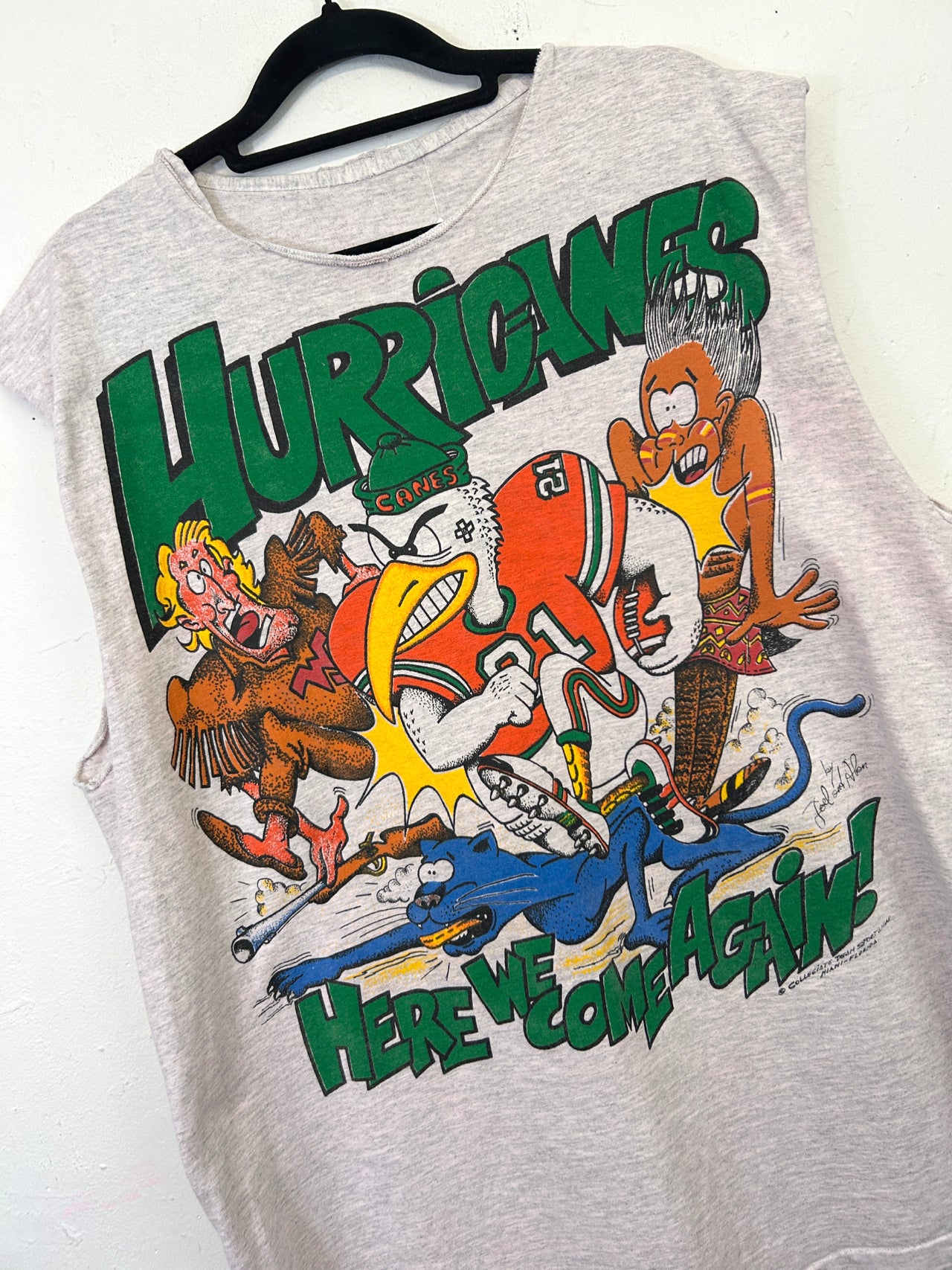 Miami Hurricanes Sleeveless T-Shirt