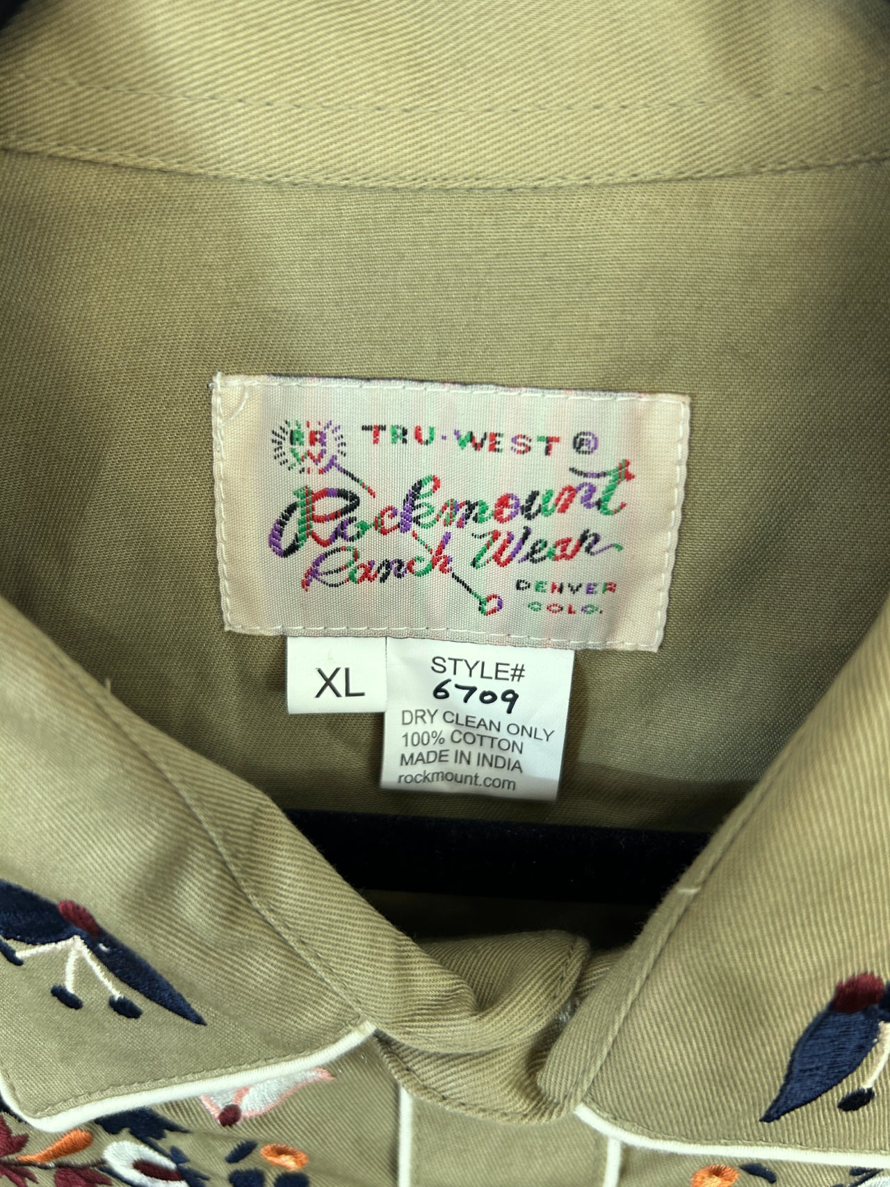 Rockmont Ranch Wear Western Shirt (Deadstock)