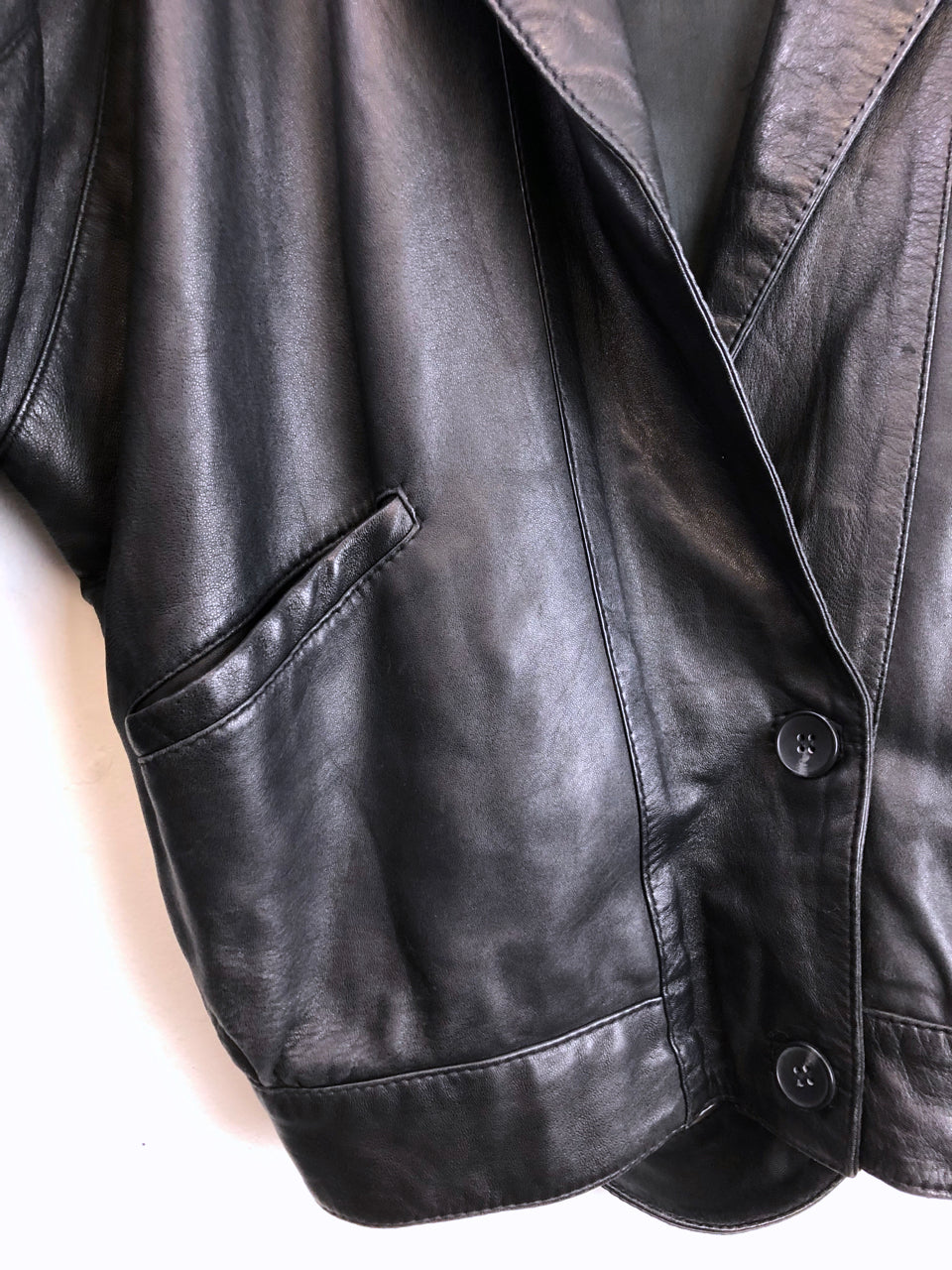 Black European Leather Jacket