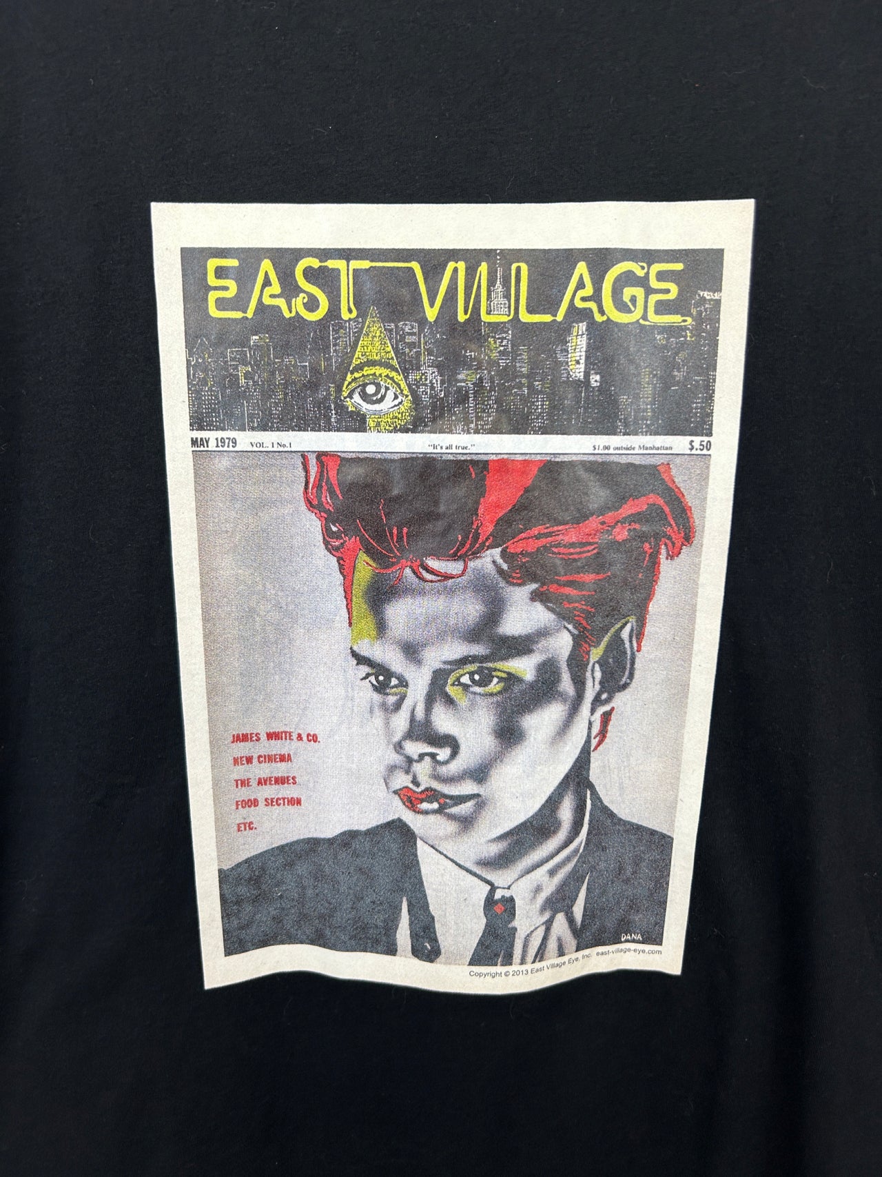 East Village Eye T-Shirt - James White (James Chance)