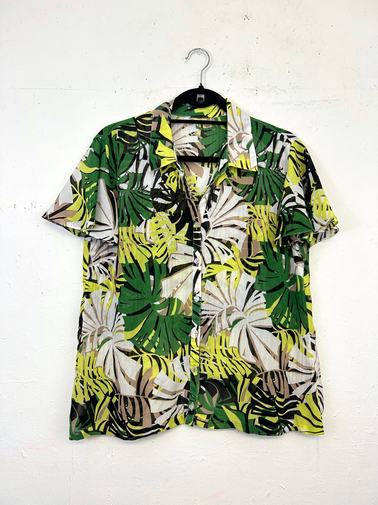 Sheer Palm Blouse