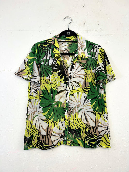 Sheer Palm Blouse