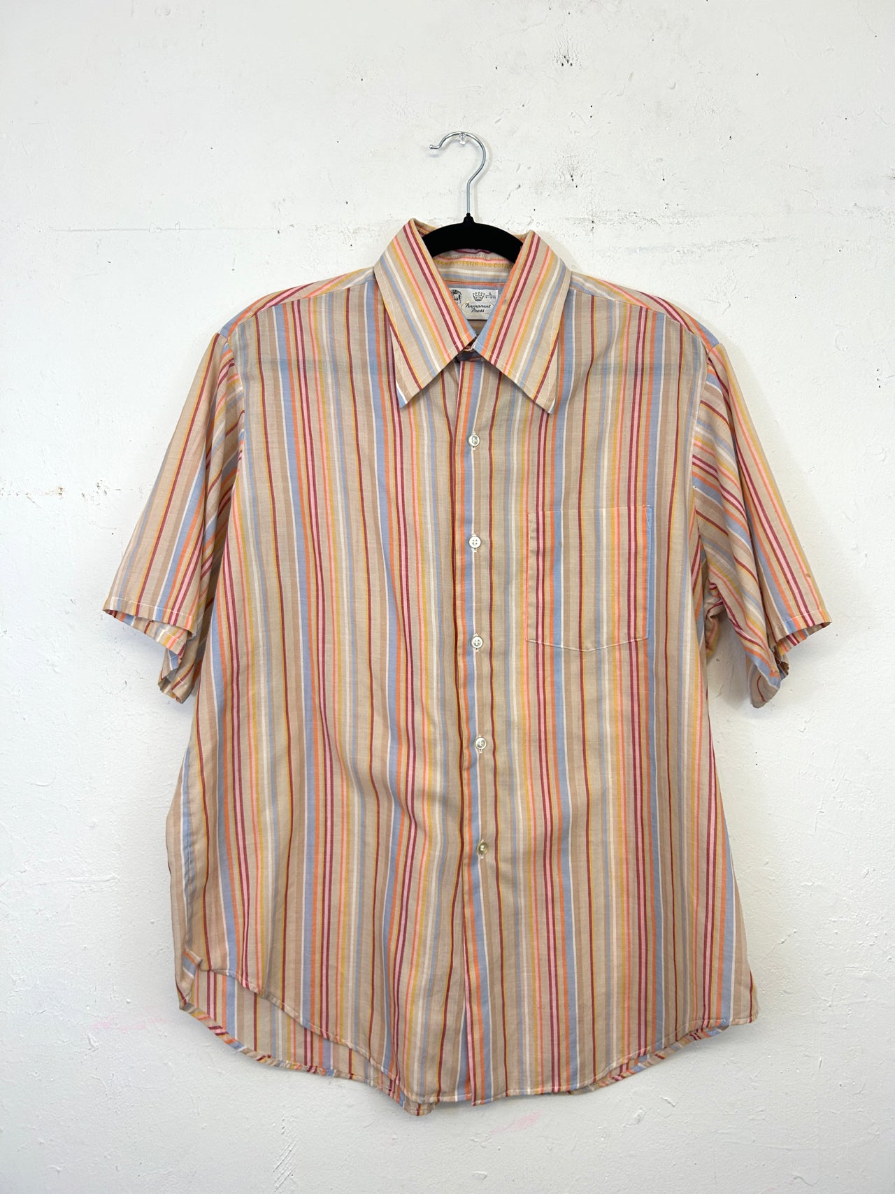 Permanent Press Button Up Shirt