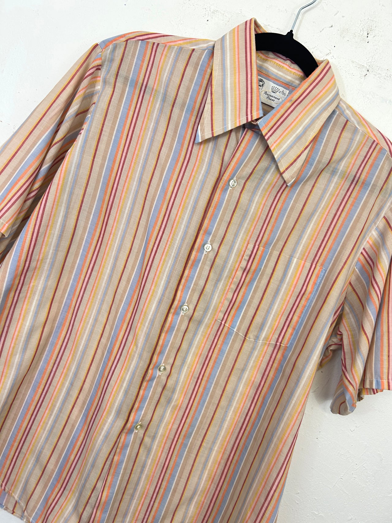Permanent Press Button Up Shirt