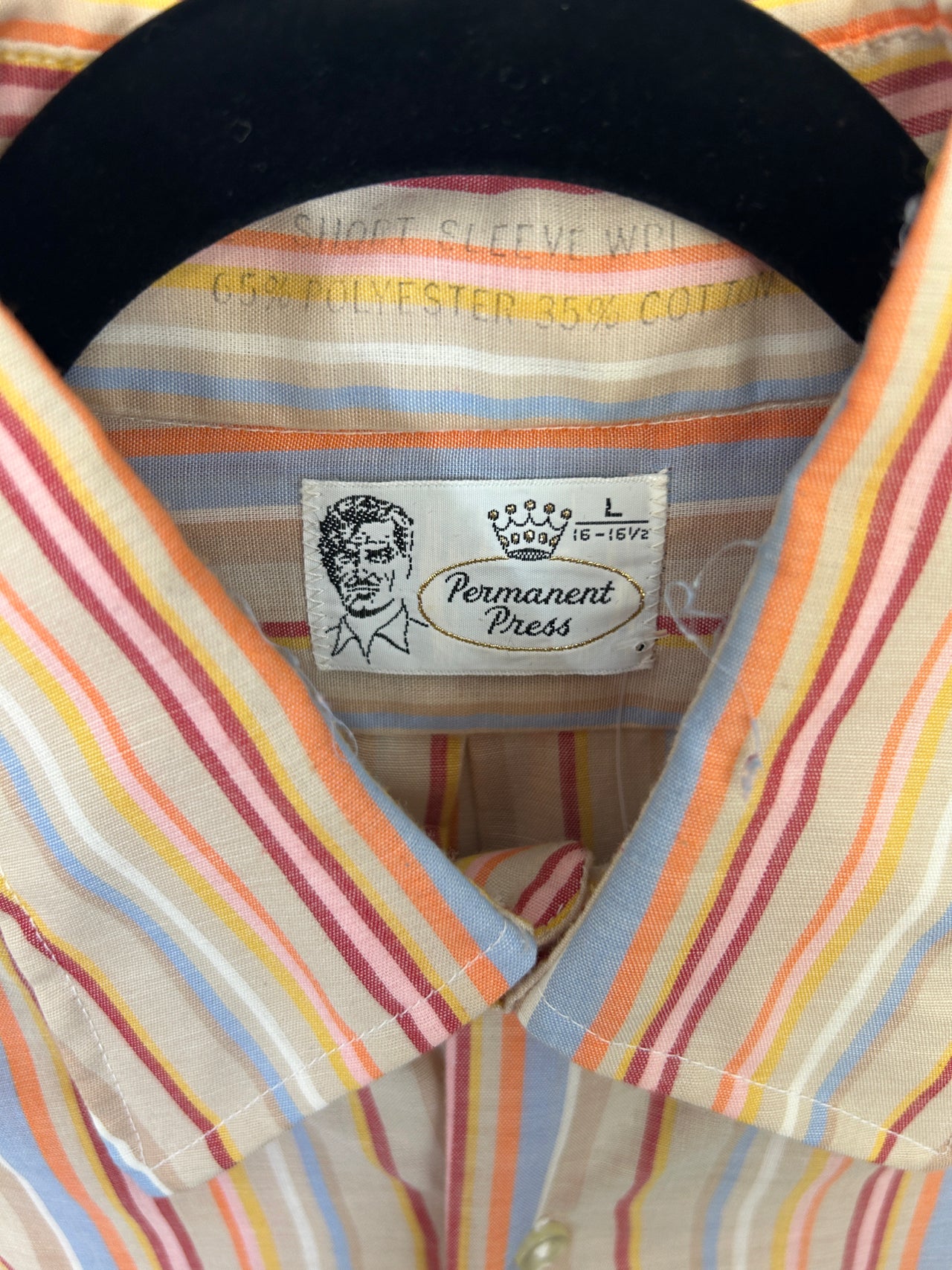 Permanent Press Button Up Shirt