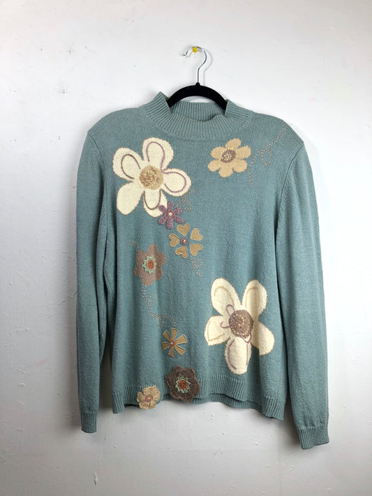 Alfred Dunner Flower Sweater