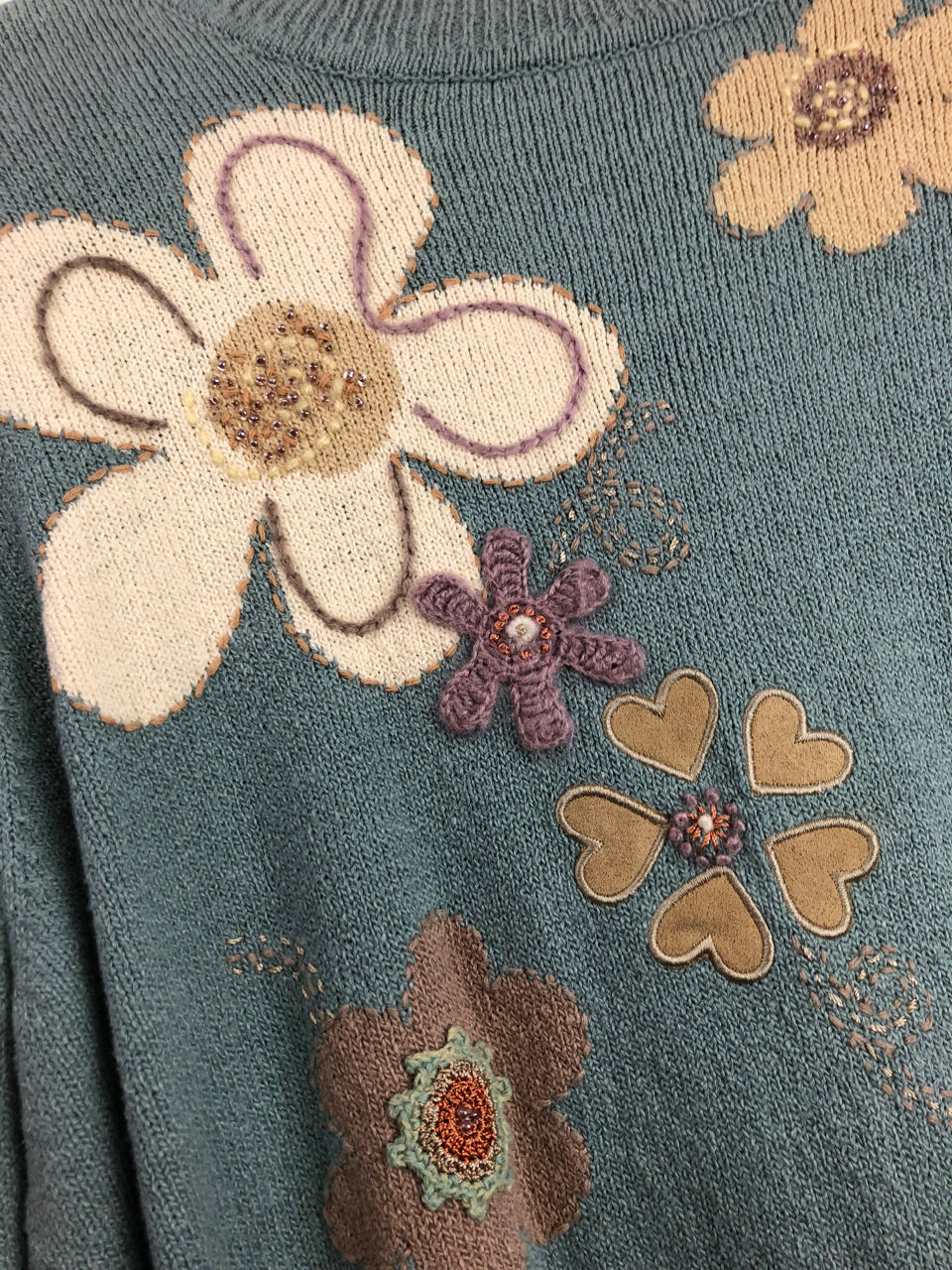 Alfred Dunner Flower Sweater