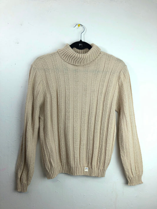 Miss Scotch English Turtleneck Sweater - Cream (Deadstock)