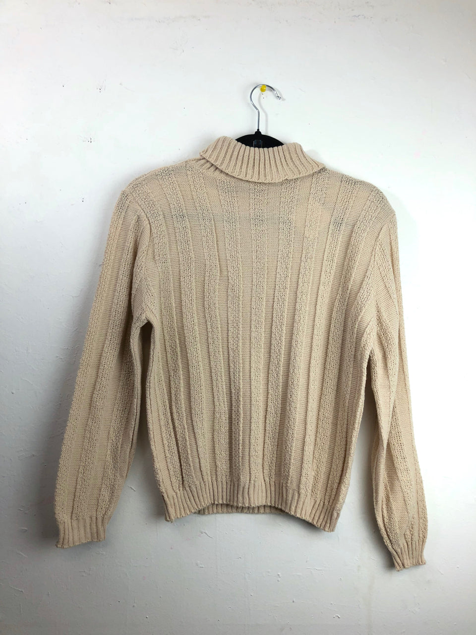 Miss Scotch English Turtleneck Sweater - Cream (Deadstock)