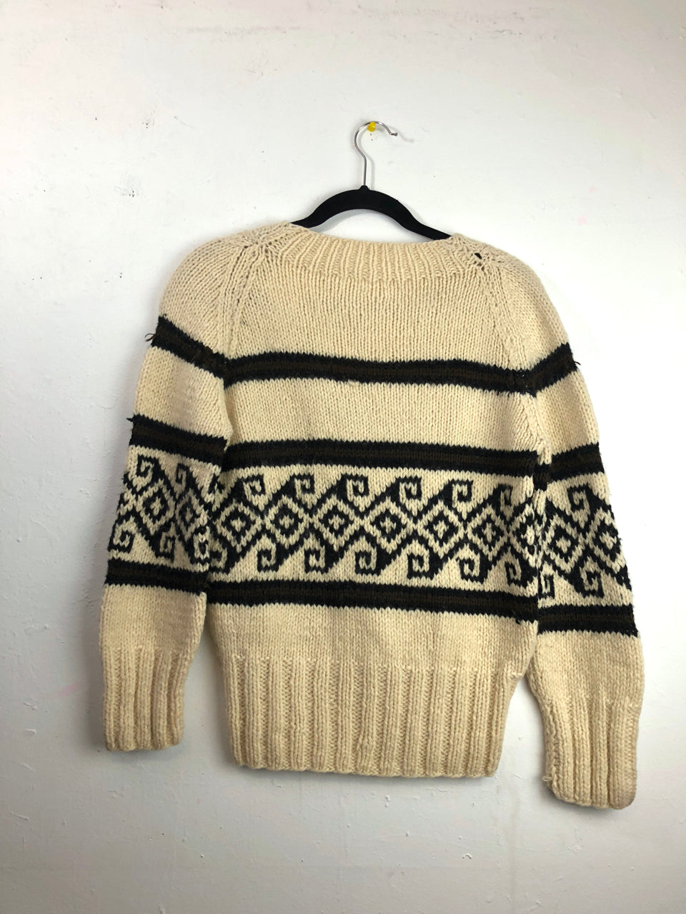 Vintage Handmade V-Neck Sweater