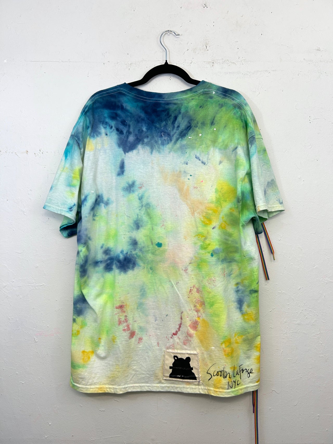Clown T-Shirt Hand-Painted/Hand-Embellished by Scooter La Forge