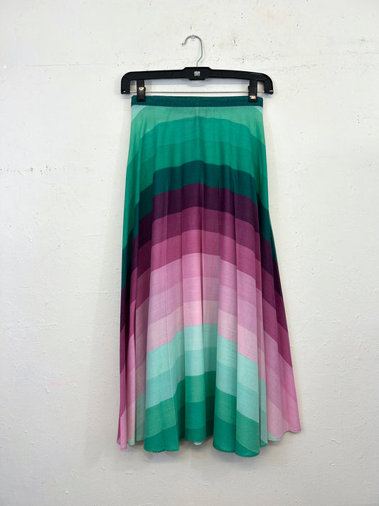 Sideways Stripes Skirt