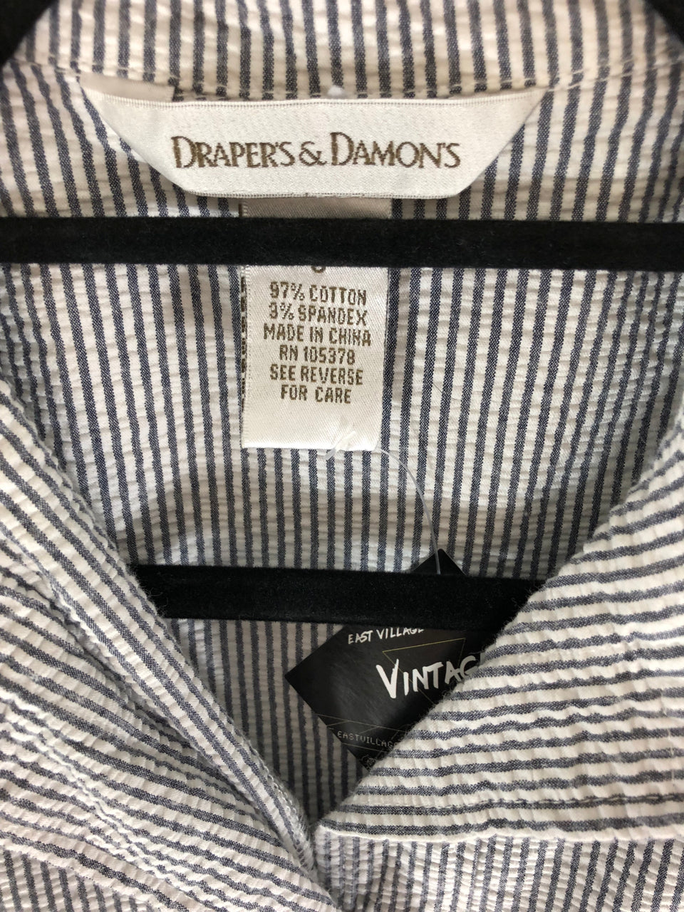 Draper's & Damon's Seersucker Dress – East Village Vintage Collective