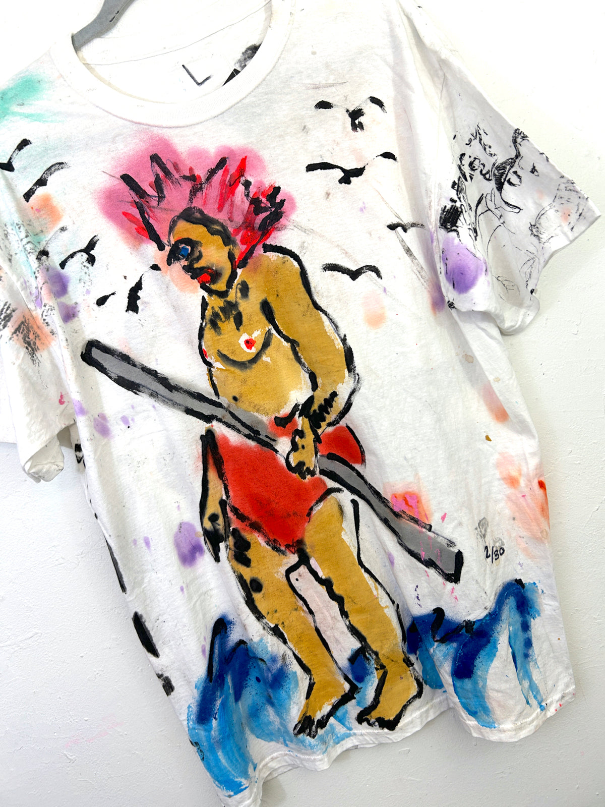 The Odyssey T-Shirt Hand-Painted by Scooter La Forge 2/30