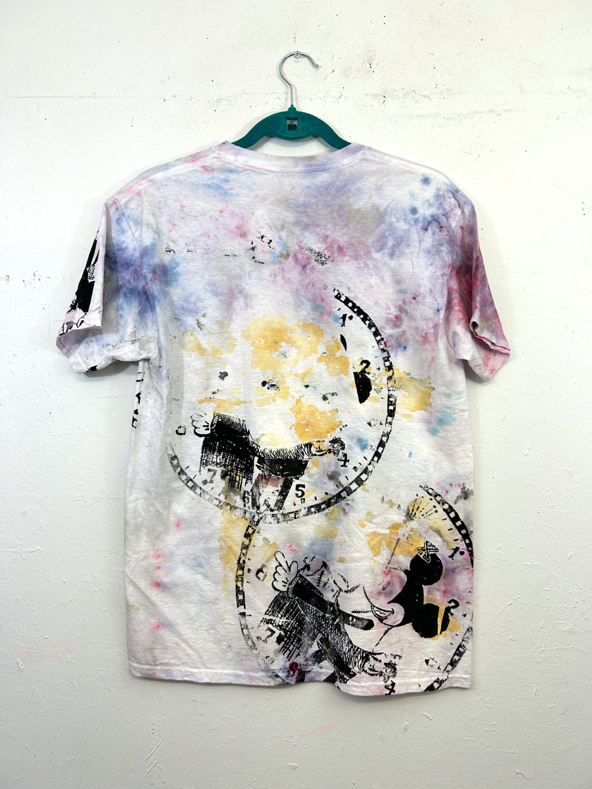 Goat with Question Mark T-Shirt Hand-Painted by Scooter La Forge 6/30