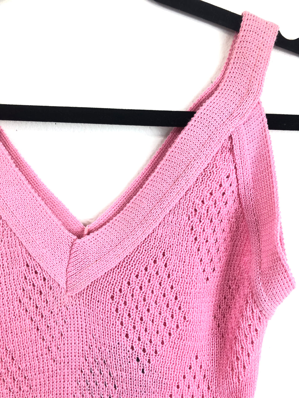 Sleeveless Sweater Vest - Pink (Deadstock)