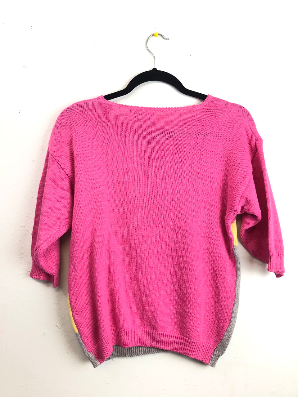 Naomi Bee Flowers Sweater - Pink/Yellow (Deadstock)