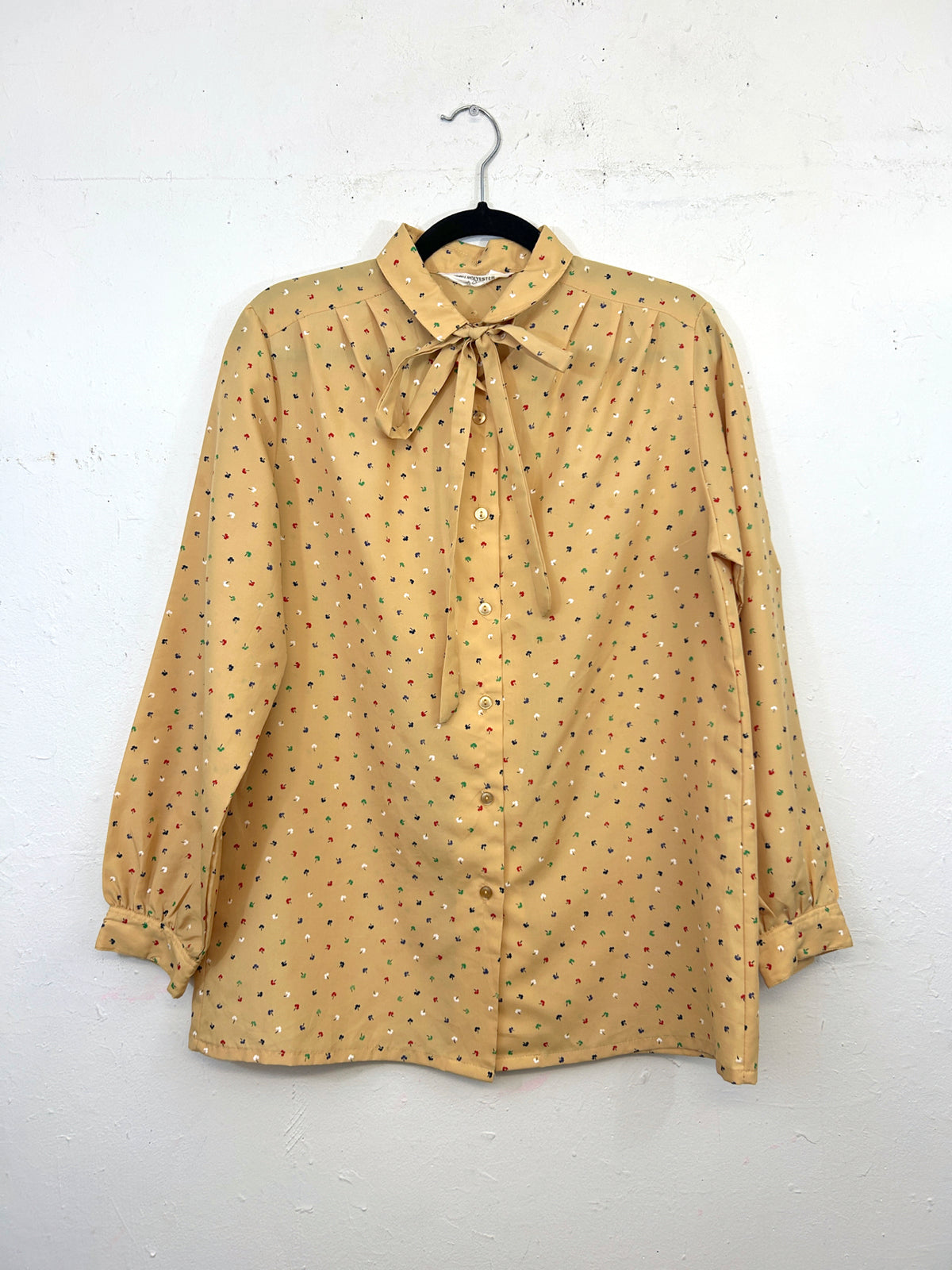 Polyester Tie Blouse